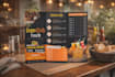 design all types of restaurant brochures, flyers, menus, etc