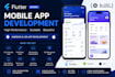 build a premium flutter mobile app for android and ios with clean architecture