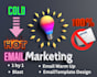 send your personalized cold emails from warmed email setup