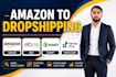 do amazon to ebay shopify and tiktok shop listings