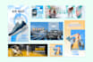 do luxury hero image, website headers and web banner design
