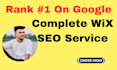 do complete wix website SEO services for google ranking