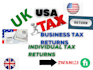 prepare and file US llc tax return, sales tax return
