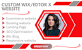 build custom wix or editor x 3d website