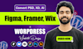 convert figma, canva, psd, wix, webflow, shopify, framer to wordpress website