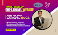 develop PHP laravel web applications and fix laravel bugs