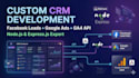 build CRM with meta API, google ads, and ga4 API integration