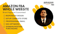 build amazon fba wholesale website for brand approvals