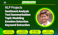 do natural language processing nlp text analysis tasks projects in python