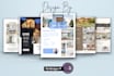 design clean real estate flyers, and canva templates