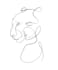 create elegant one line art portrait illustration