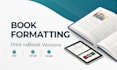 do typesetting and book formatting for print book and ebook