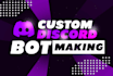 code a custom discord bot