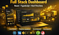 create full stack dashboard with react typescript charts realtime data