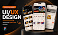create clean user friendly mobile app UI UX design