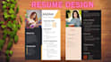 design professional cv design or resume template