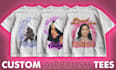 design custom 90s vintage airbrush graffiti t shirts