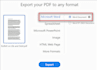 convert PDF to microsoft word