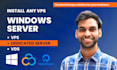 install windows server on any vps