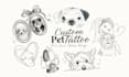 design a custom pet tattoo in fine line art from your photo