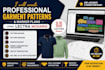 create professional garment patterns and marker plan using lectra modaris