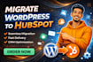 migrate wordpress to hubspot