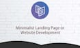 design minimalist carrd website or landing page