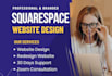 create squarespace website design and development
