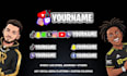design stream overlay for your social medias