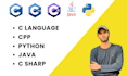 do c language csharp cpp python scripts java tasks