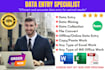 do efficient data entry services with quick turnaround time