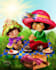 do cute children picture book illustration
