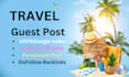 provide travel backlinks with travel guest posting