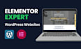design or redesign an elementor pro wordpress website