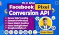 setup facebook pixel conversion API, fix meta pixel, server side tracking by GTM