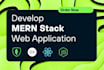 develop web application as mern stack developer