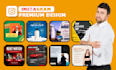 design creative insta post, facebook post, ig ads post