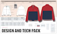 do fashion technical drawing and clothing apparel tech pack