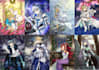 draw anime art of your chara for fan art, splash art,