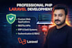 fix laravel API bugs, authentication, and backend issues