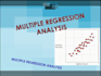 do statistics assigned, simple, multiple, ridge and logistic regression analysis