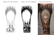 create professional custom tattoo design, tattoo sleeve