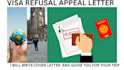 write professional visa refusal appeal letter