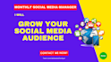 be your monthly social media manager