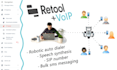 create web app to call clients by robot and send sms