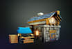 make 3d environments, assets and props for games and animations