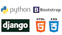 develop a web app using  python, django, bootstrap