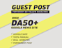 do general guest post on high da website dofollow backlink