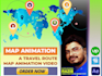 create animated map videos