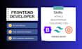 develop static websites using html5,tailwind and bootstrap